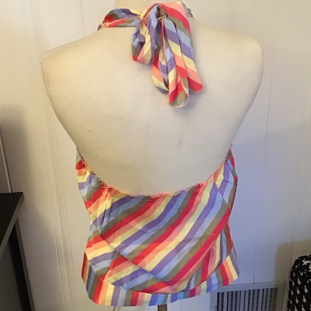 Moda International ๐ 100% silk halter top - Picture 2 of 6